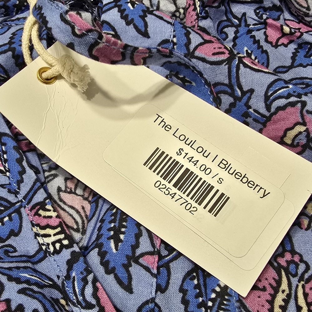 BINDU NWT The LouLou Blueberry Top Women's Size Small - Picture 7 of 9